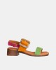 Sandálias Abertas Mulher RKS Multicolor 122435