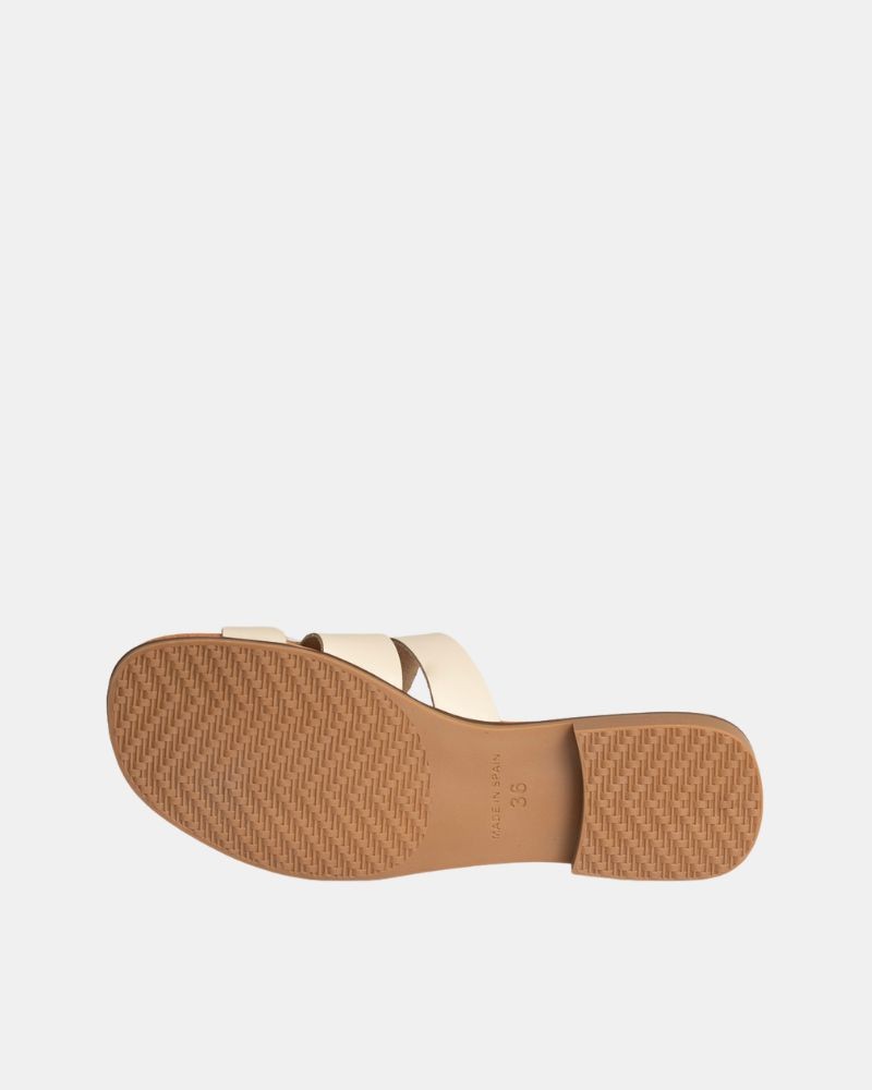  Sandalias Abiertas Mujer RKS Beige 3064