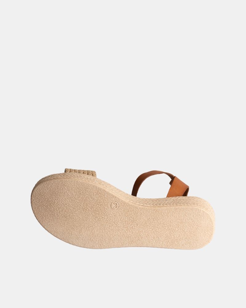  Sandalias Rafia Mujer RKS Beige 5352
