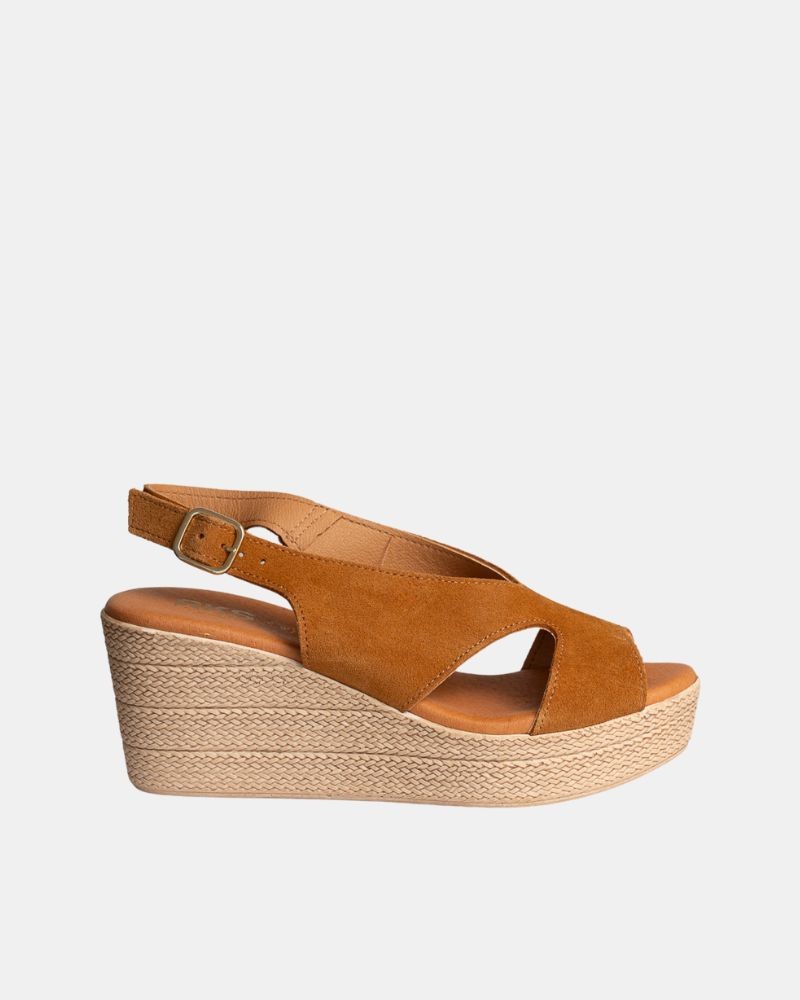  Sandalias Rafia Mujer RKS Marrón 5528