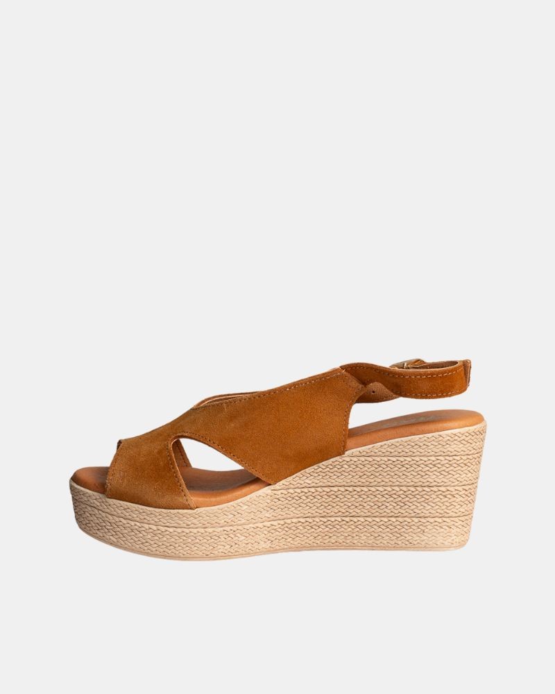  Sandalias Rafia Mujer RKS Marrón 5528