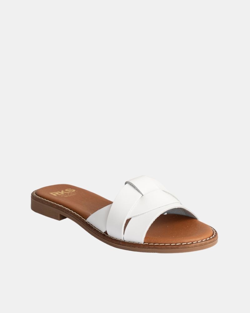  Sandalias Abiertas Mujer RKS Blanco 5568