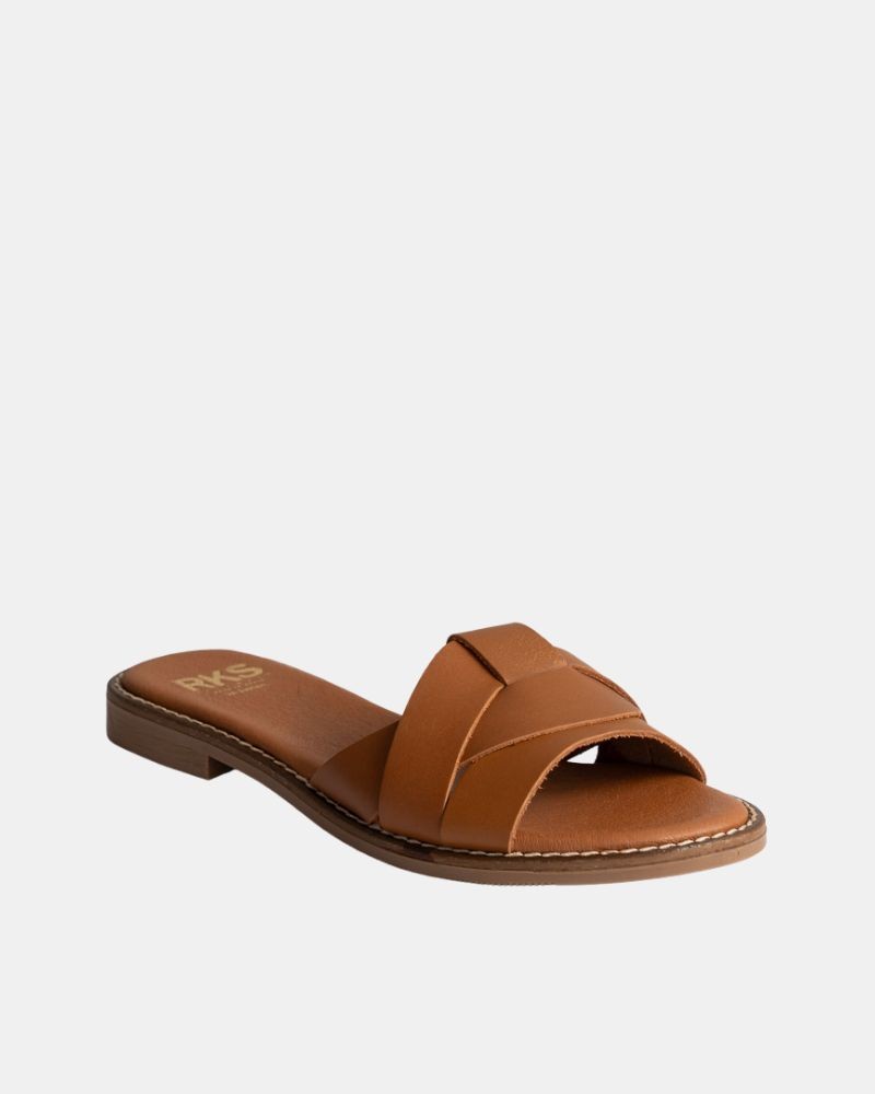  Sandalias Abiertas Mujer RKS Marrón 5568