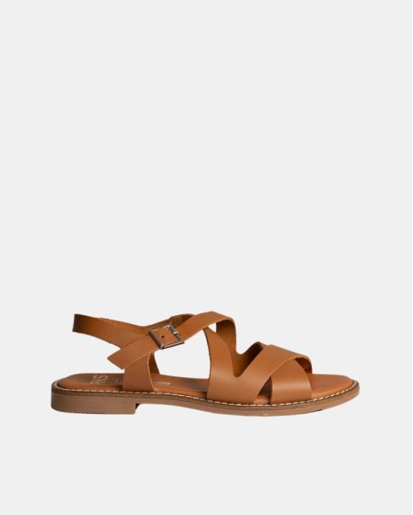  Sandalias Abiertas Mujer RKS Marrón 5572