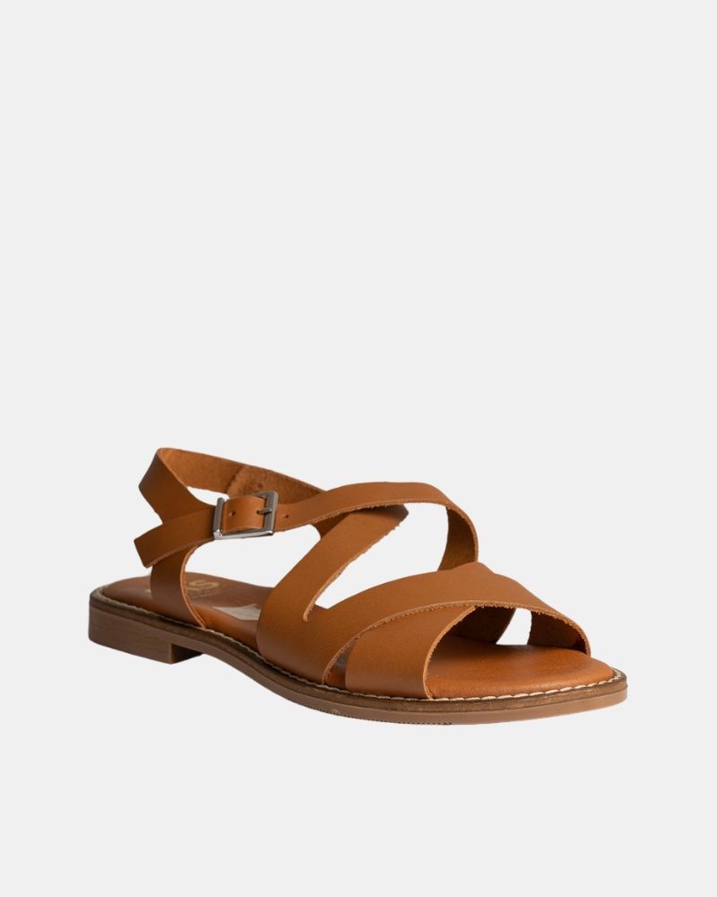  Sandalias Abiertas Mujer RKS Marrón 5572