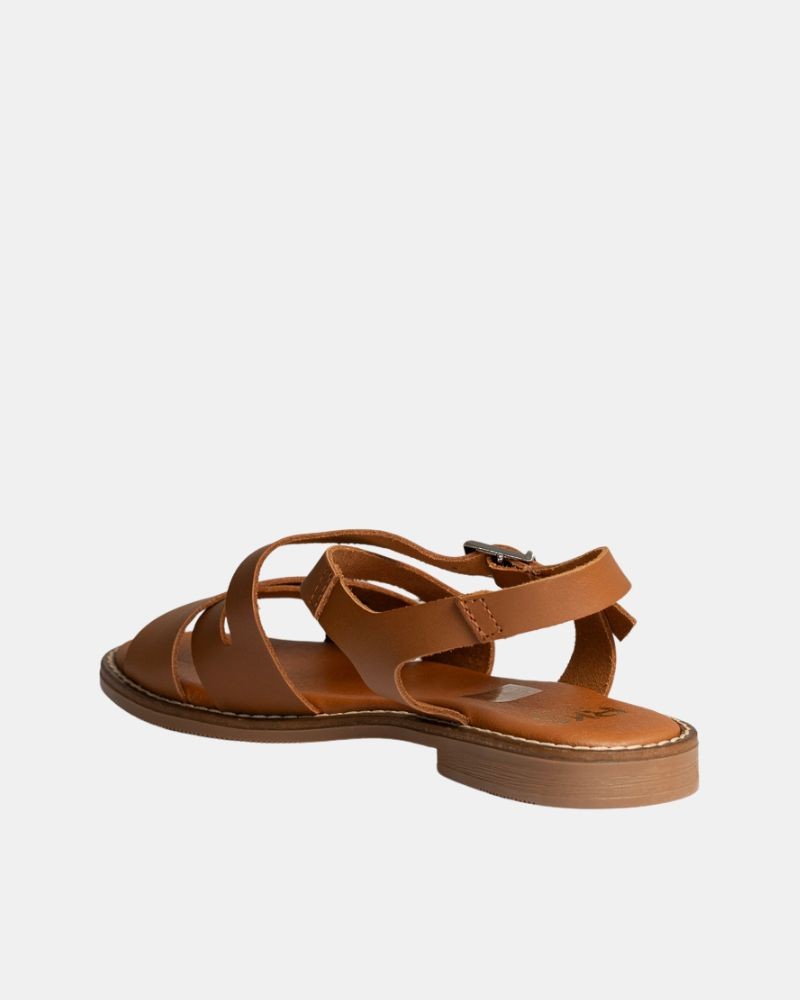  Sandalias Abiertas Mujer RKS Marrón 5572