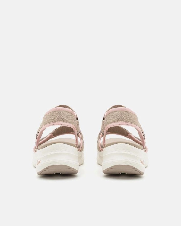 Sandálias Fascite Plantar Mulher SKECHERS Rosa 119305 ARCH FIT FRESH BLOOM