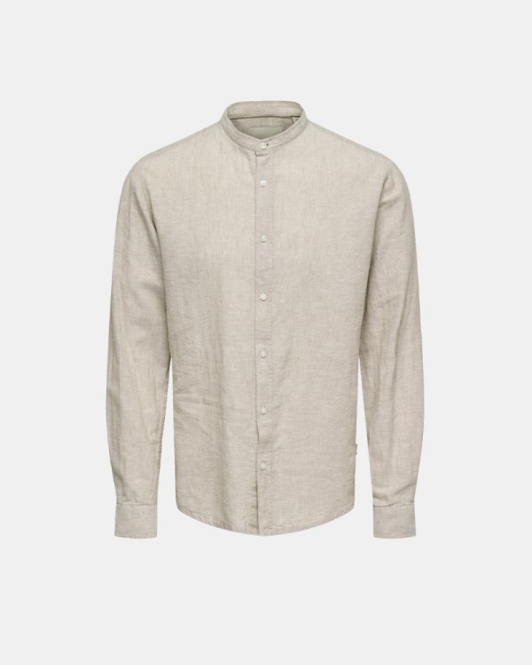  Camisas Manga larga Hombre ONLY & SONS Beige 22019173 CAIDEN