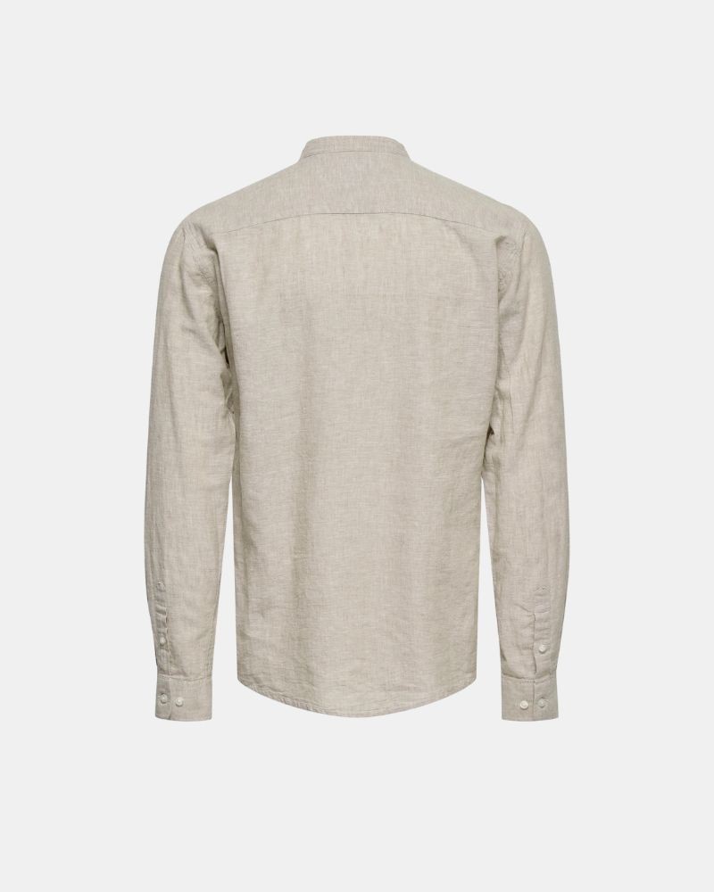  Camisas Manga larga Hombre ONLY & SONS Beige 22019173 CAIDEN