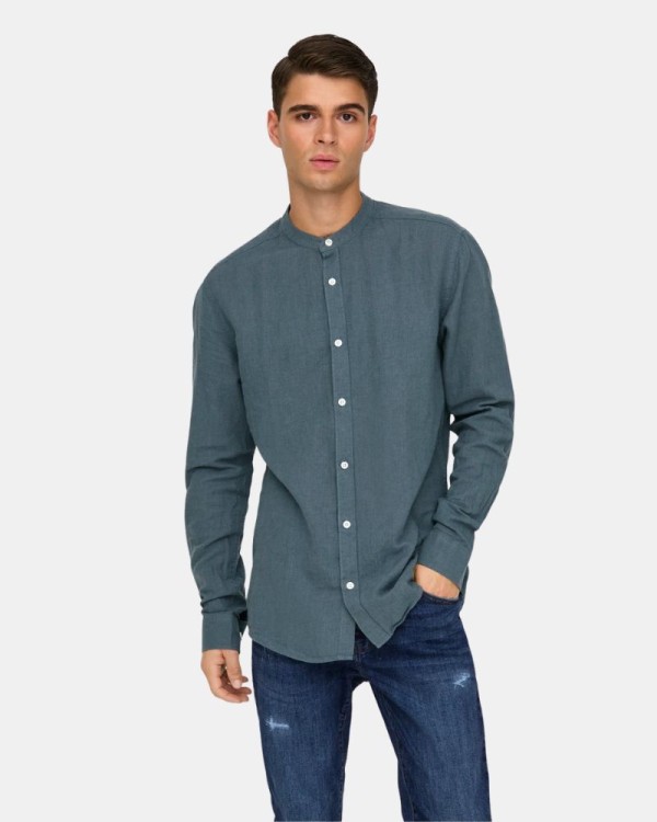  Camisas Manga larga Hombre ONLY & SONS Gris 22019173 CAIDEN