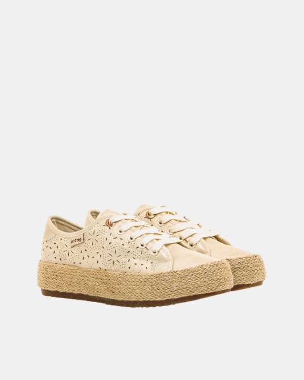  Zapatos Rafia Mujer MUSTANG Beige 60415