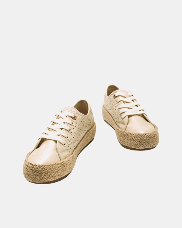  Zapatos Rafia Mujer MUSTANG Beige 60415
