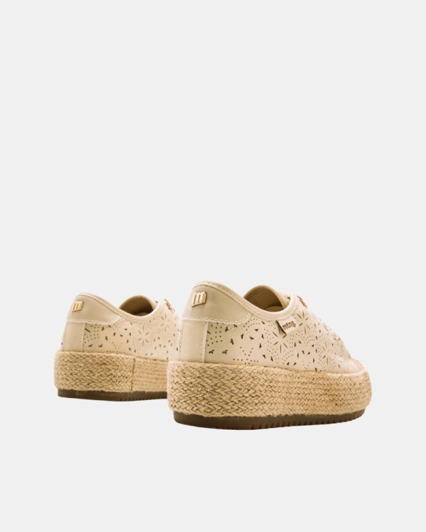 Sapatos de Rafia Mulher MUSTANG Bege 60415