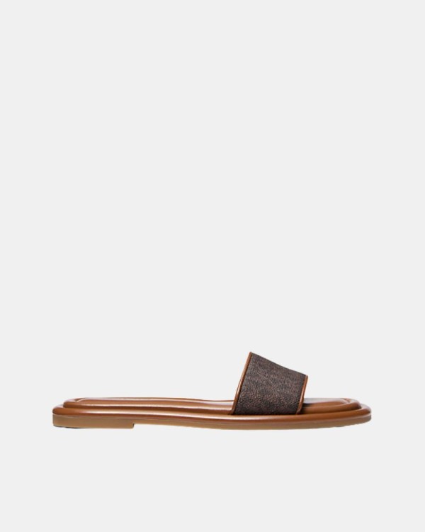 Sandálias Abertas Mulher MICHAEL KORS Castanho 40S5DNFS1B DANA SLIDE