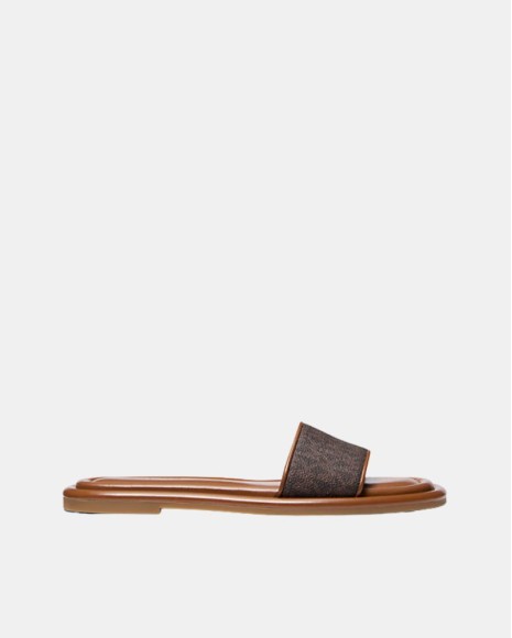 Sandálias Abertas Mulher MICHAEL KORS Castanho 40S5DNFS1B DANA SLIDE