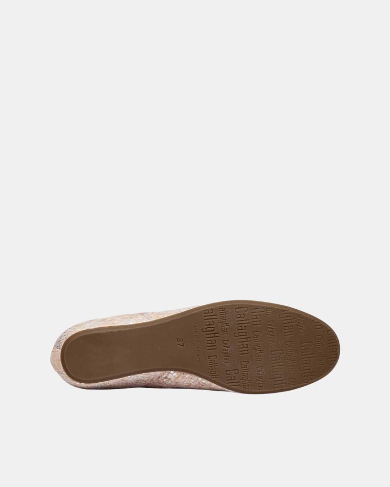 Sapatos Baixos Mulher CALLAGHAN Nude 17904 42857