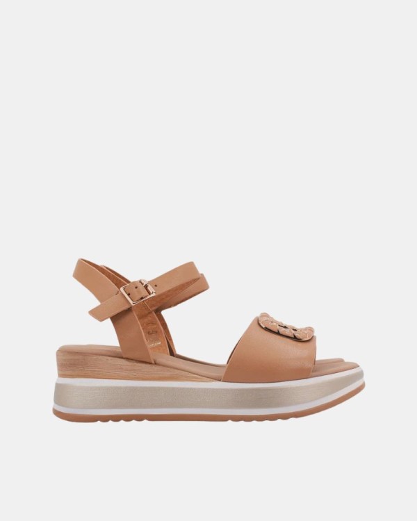 Sandalias Abertas Mulher REPO Marrom 19236