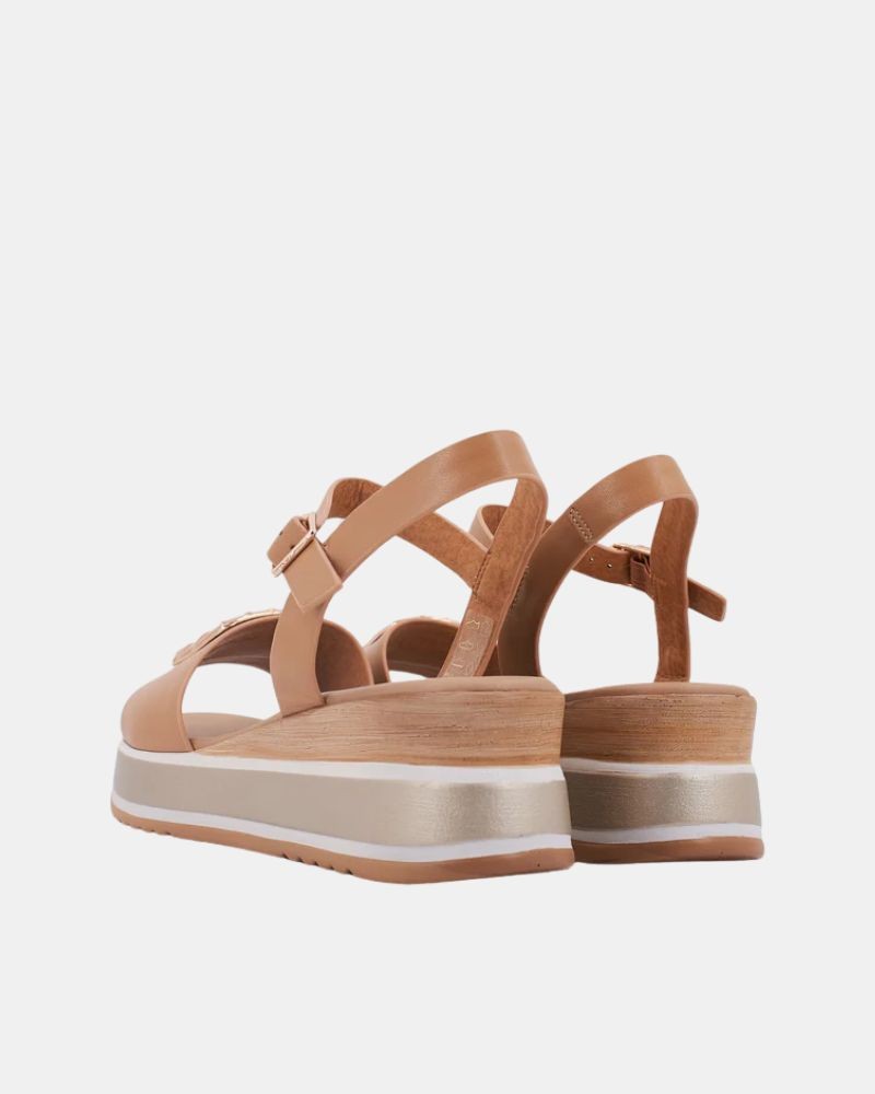 Sandalias Abertas Mulher REPO Marrom 19236
