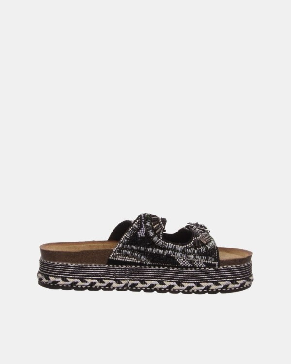  Sandalias Abiertas Mujer LA STRADA Negro 2481508