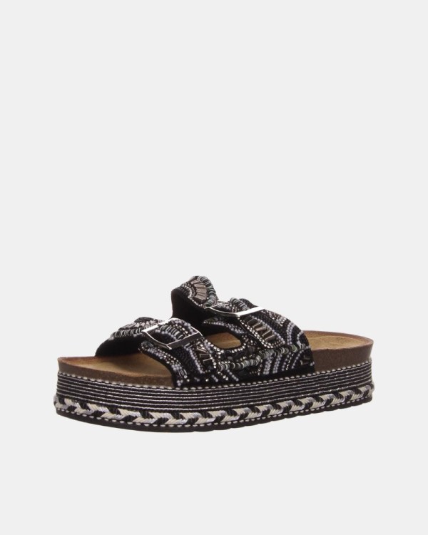Sandalias Abertas Mulher LA STRADA Negro 2481508