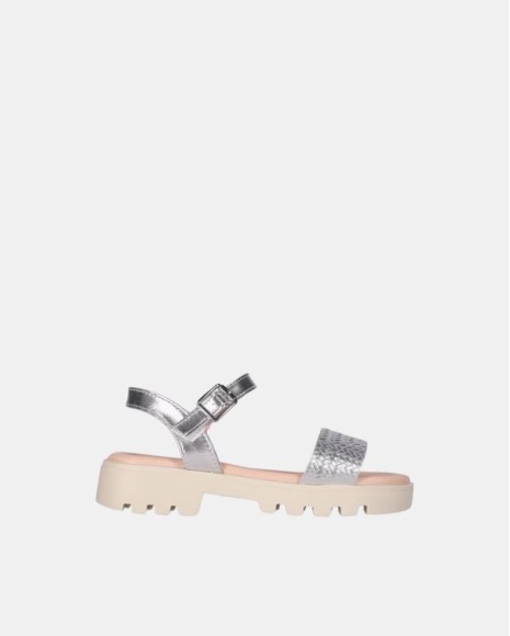Sandalias Abertas Infantil CHIKA 10 Prata MARIONA 01
