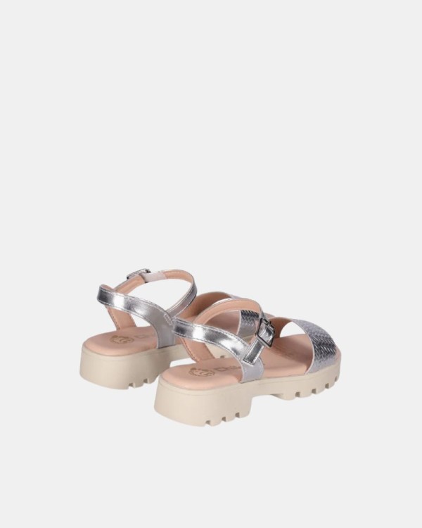 Sandalias Abertas Infantil CHIKA 10 Prata MARIONA 01