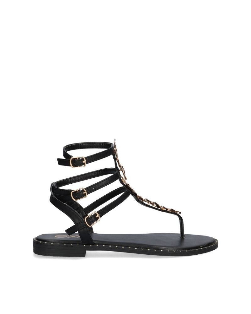 Sandálias Mulher EXE Negro P4015 7