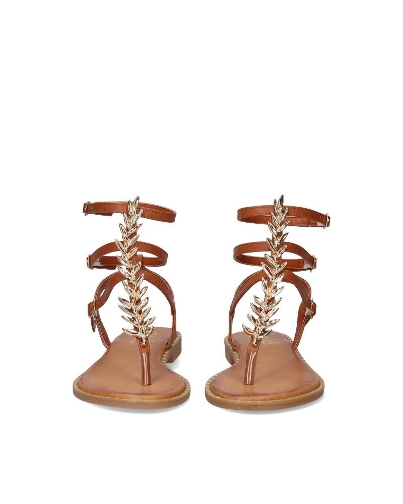 Sandalias Mujer EXE Marrón P4015 7