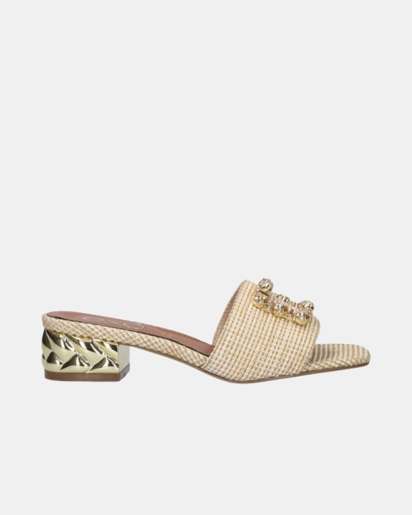 Sandalias Mulher EXE Bege KATY 257