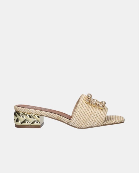 Sandalias Mulher EXE Bege KATY 257