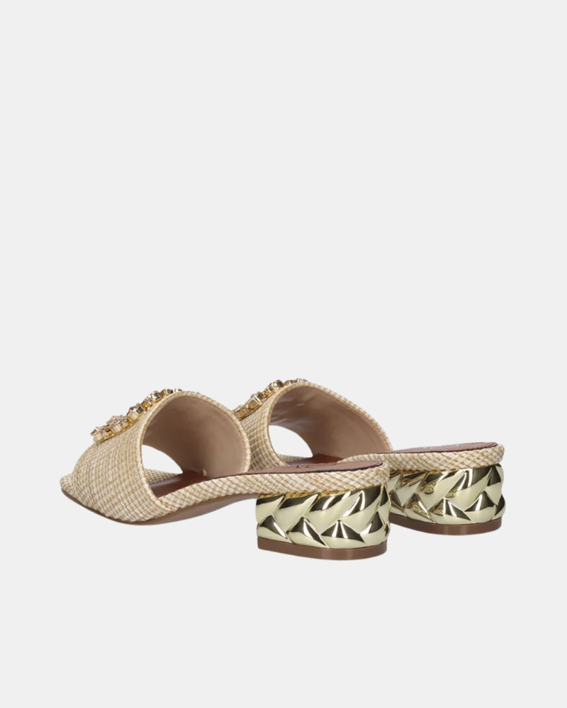 Sandalias Mulher EXE Bege KATY 257