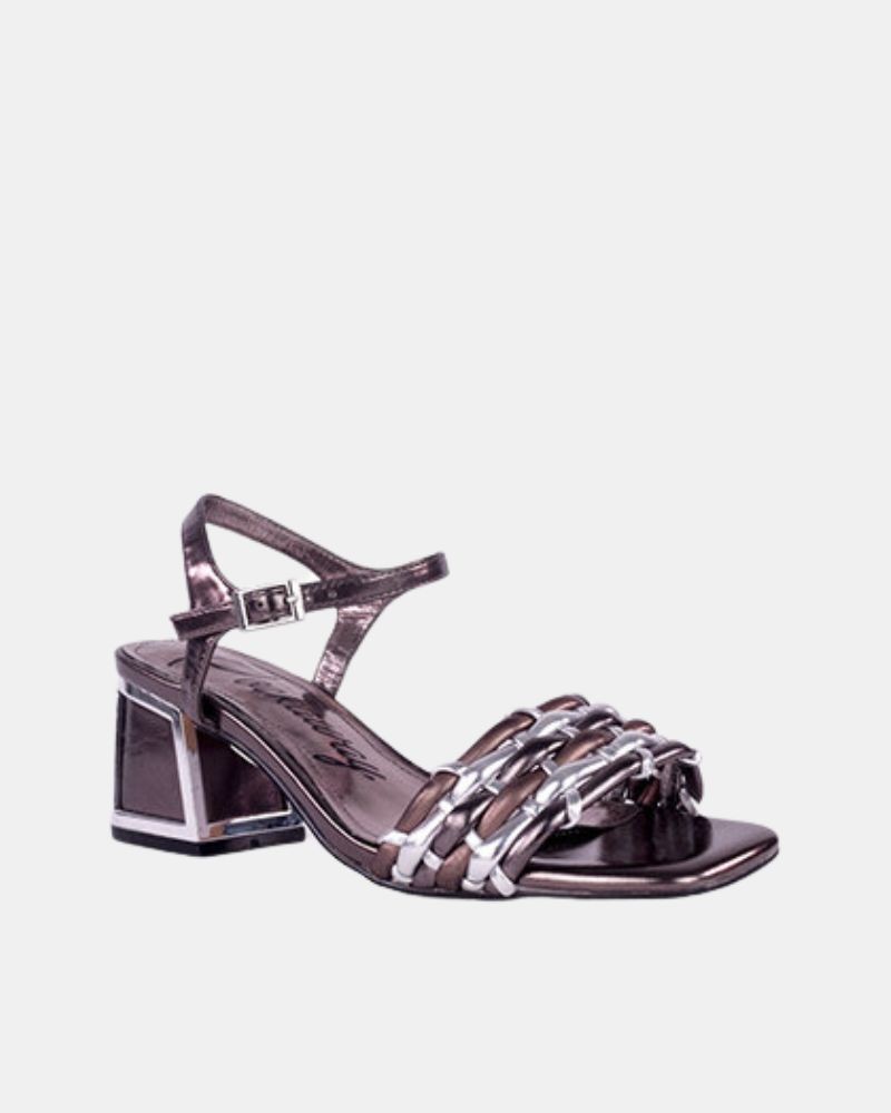 Sandalias Fiesta Mulher RockAway Prata 85678