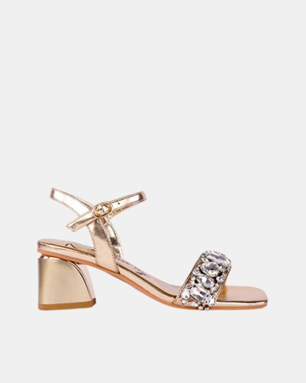 Sandalias Fiesta Mulher RockAway Dourado 85667