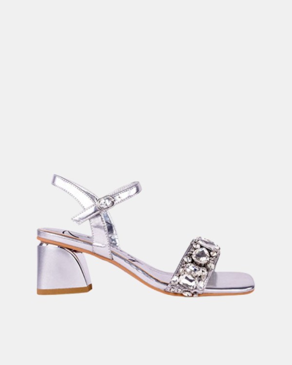  Sandalias Fiesta Mujer RockAway Plata 85667