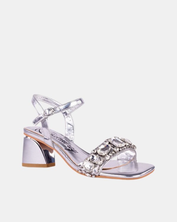  Sandalias Fiesta Mujer RockAway Plata 85667