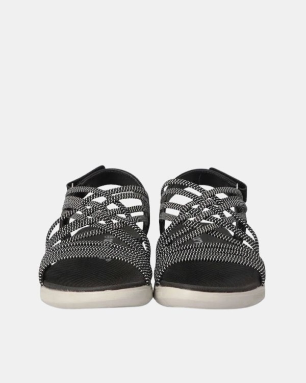  Sandalias Abiertas Mujer Amarpies Negro ABZ26583