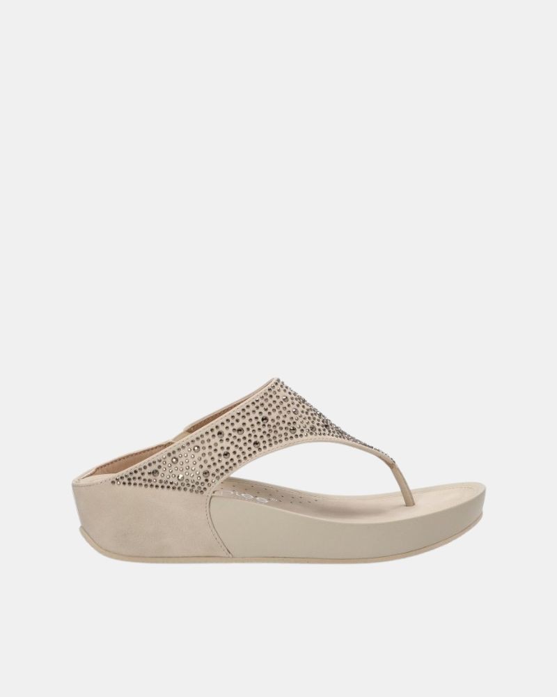 Sandalias De dedo Mulher Amarpies Beige ABZ26579