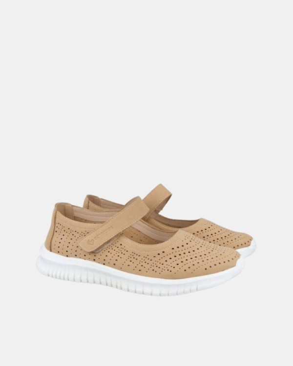  Zapatillas Mujer Amarpies Marrón AOG28353