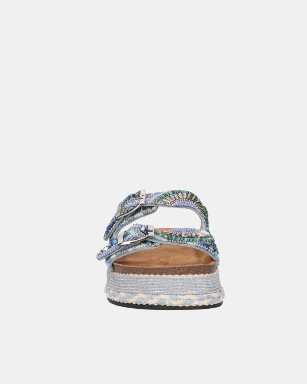  Sandalias Abiertas Mujer LA STRADA Azul 2481508