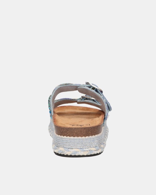  Sandalias Abiertas Mujer LA STRADA Azul 2481508