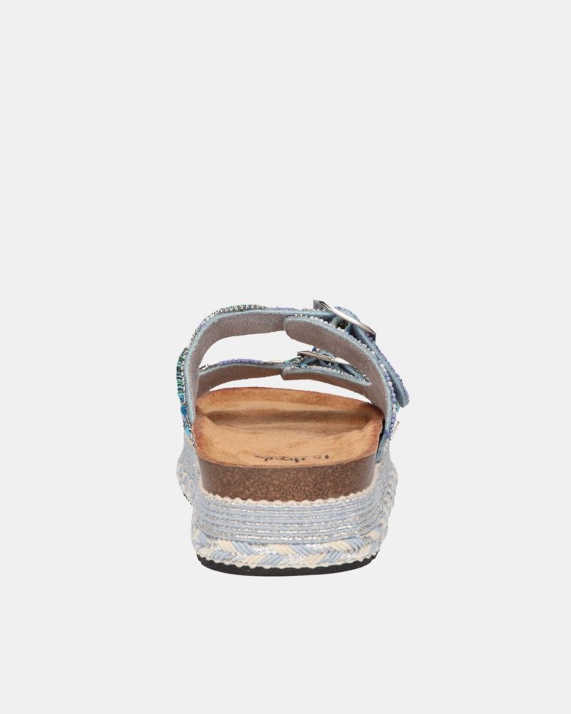 Sandalias Abertas Mulher LA STRADA Azul 2481508