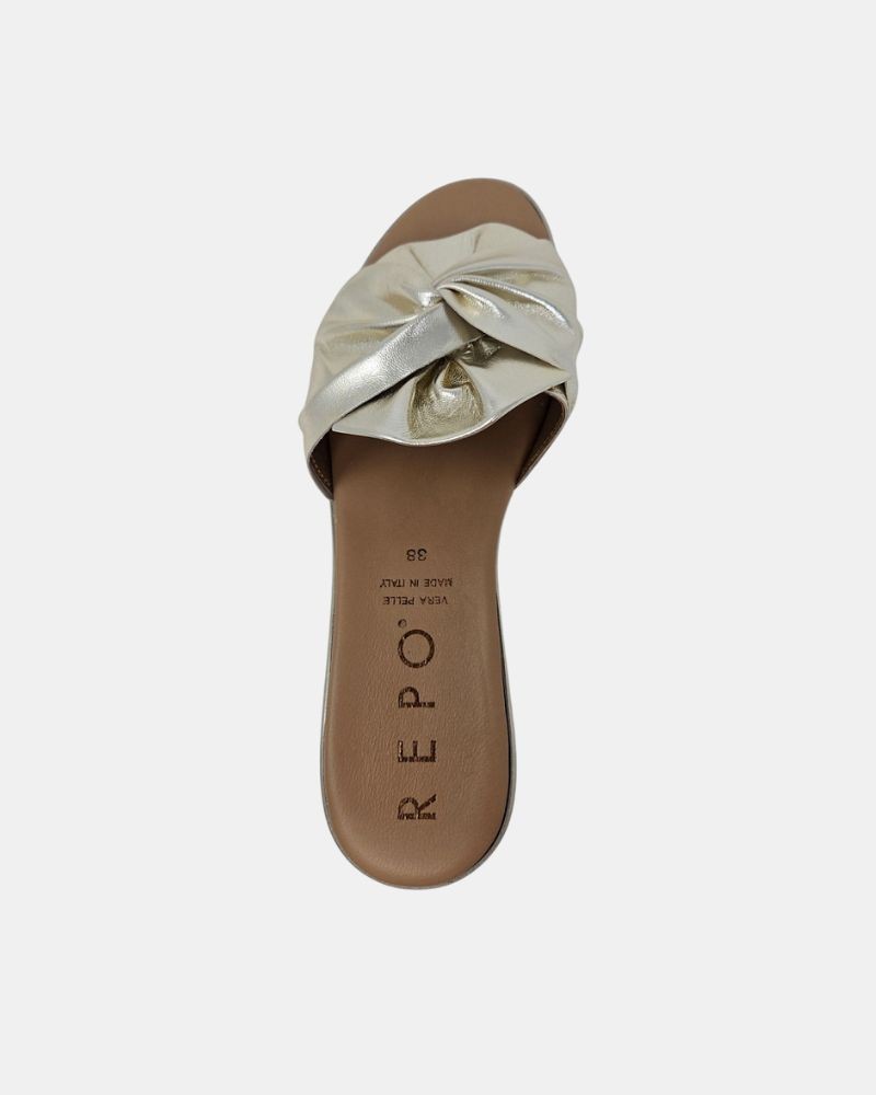 Sandalias Abertas Mulher REPO Ouro 83145