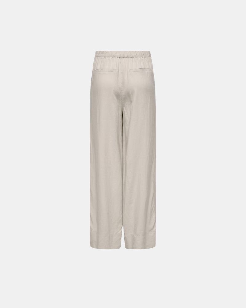  Pantalones Largos Mujer ONLY Beige 15338716 CARO