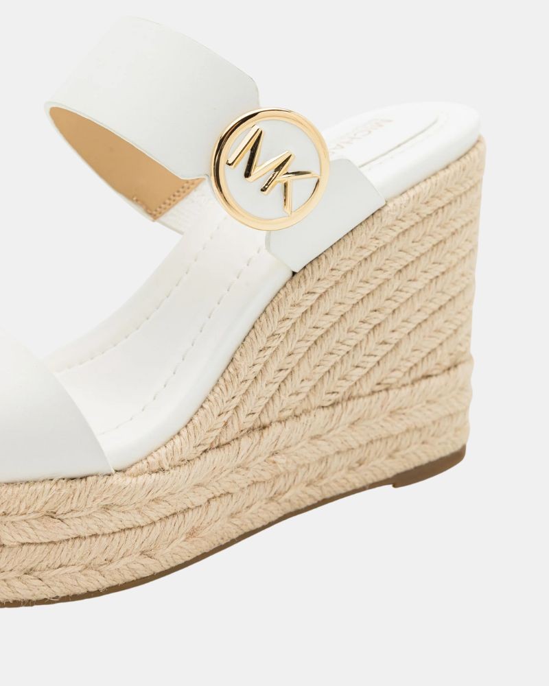  Sandalias Fiesta Rafia Mujer MICHAEL KORS Blanco 40S4LCMS3L LUCINDA WEDGE