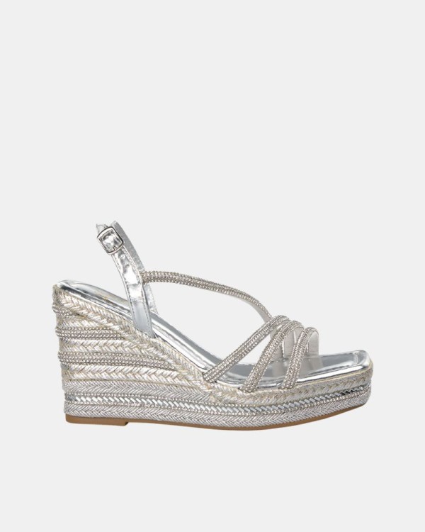  Sandalias Fiesta Mujer Alma Blue Plata V25BLC108
