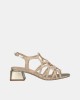 Sandalias Fiesta Mulher Alma Blue Ouro V25BLD122