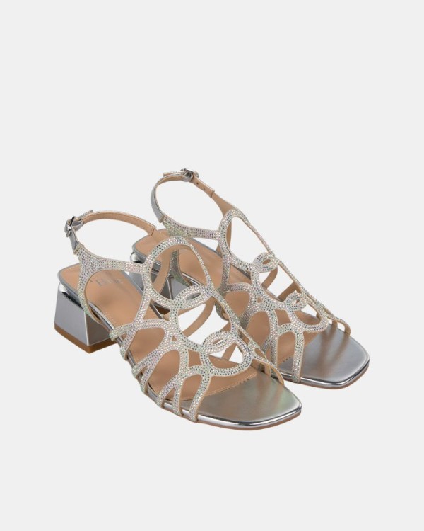  Sandalias Fiesta Mujer Alma Blue Plata V25BLD122