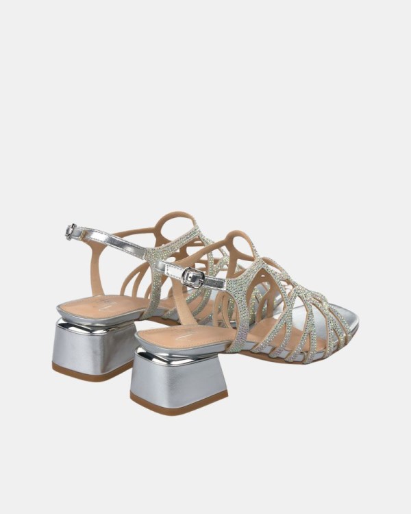 Sandalias Fiesta Mujer Alma Blue Plata V25BLD122