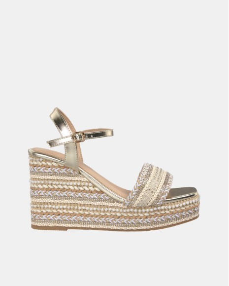  Sandalias Fiesta Mujer Alma Blue Oro V25BLD134