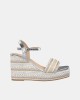 Sandalias Fiesta Mulher Alma Blue Prata V25BLD134